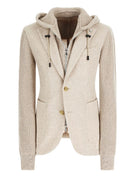 Jacheta L.B.M 1911, IVAN jersey jacket in beige