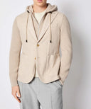 Jacheta L.B.M 1911, IVAN jersey jacket in beige
