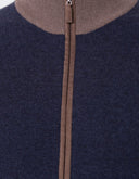Cardigan GRAN SASSO, Blue cardigan Full Zip