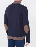Cardigan GRAN SASSO, Blue cardigan Full Zip
