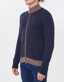 Cardigan GRAN SASSO, Blue cardigan Full Zip