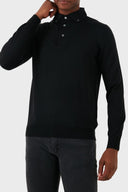 Bluza GRAN SASSO, Slim fit, Black