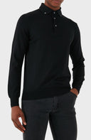 Bluza GRAN SASSO, Slim fit, Black