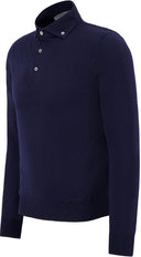 Bluza GRAN SASSO, Slim Fit, Albastru