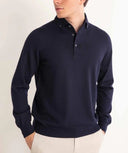 Bluza GRAN SASSO, Slim Fit, Albastru
