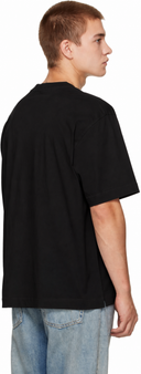 Tricou OFF WHITE, Embroidered Paisley Logo T-Shirt - Negru