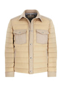 Geaca L.B.M 1911, Beige padded shirt jacket