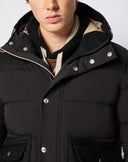 Geaca L.B.M 1911, Black padded jacket with hood