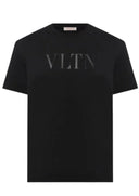 Tricou Valentino, Logo Insert VLTN, Black