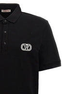 TRICOU VALENTINO, Logo Brodat, Black