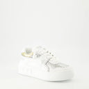 Sneakers VALENTINO, One Stud Xl Insert, Mirror Insert, White