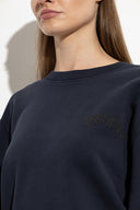 BLUZA OFF WHITE, NAVY BLUE Sweatshirt with logo