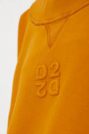 Pulover DSQUARED2 cu logo D2 – Portocaliu