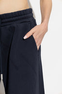 Pantaloni OFF WHITE, NAVY BLUE Wide-leg sweatpants