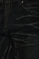 Jeans DSQUARED2 Rubberized Skiers Ski Cropped – Negru