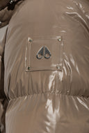 Geaca MOOSE KNUCKLES, BROWN Detachable-hooded down jacket