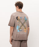 Tricou OFF WHITE, Archi Geography Arrow, Maro