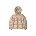 Geaca ALPHASTYLE Kudu Hooded Fur Jacket – Beige