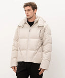 Geaca OFF WHITE,  with emblem print, Bej