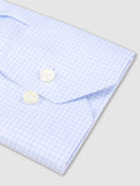 Camasa STENSTROMS, Light blue Checked Twill Shirt