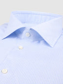 Camasa STENSTROMS, Light blue Checked Twill Shirt