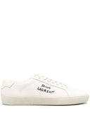 SNEAKERS YVES SAINT LAURENT, Embroidered Logo, Full White