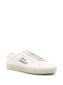 SNEAKERS YVES SAINT LAURENT, Embroidered Logo, Full White