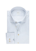 Camasa STENSTROMS, Light blue Patterned Twill Shirt