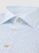Camasa STENSTROMS, Light blue Patterned Twill Shirt