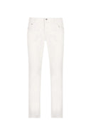 Jeans HAND PICKED, Ravello slim-fit trousers, Alb