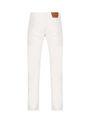 Jeans HAND PICKED, Ravello slim-fit trousers, Alb 4