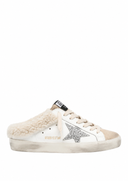 Sneakers GOLDEN GOOSE, Superstar Sequined Sneakers, CAPPUCCINO WHITE SILVER