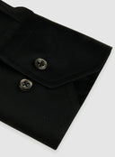 Camasa Stenstroms, Single Cuffs, Simple, Negru