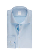 Camasa Stenstroms, Single Cuffs, Simple, Bleu