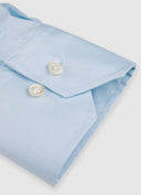Camasa Stenstroms, Single Cuffs, Simple, Bleu