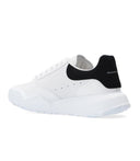 Sneakers Alexander Mcqueen, Insertie logo, Alb