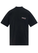 Tricou BALENCIAGA, Political Campaign Oversized T-Shirt, Black