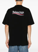 Tricou BALENCIAGA, Political Campaign Oversized T-Shirt, Black
