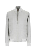 Jacheta LBM, Wool bomber jacket in mineral gray