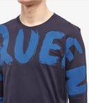 Bluza Alexander Mcqueen, Blue Print, Black