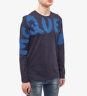 Bluza Alexander Mcqueen, Blue Print, Black