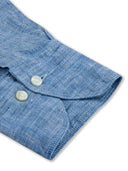 Camasa Stenstroms, Fitted Body, Linen, Blue