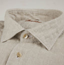 Camasa Stenstroms, Fitted Body, Beige
