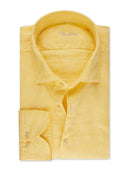 Camasa Stenstroms, Fitted Body, Linen, Yellow