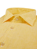Camasa Stenstroms, Fitted Body, Linen, Yellow