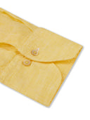 Camasa Stenstroms, Fitted Body, Linen, Yellow