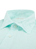 Camasa Stenstroms, Fitted Body, Linen, Mint Green
