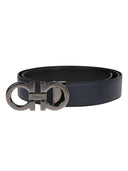 Curea SALVATORE FERRAGAMO, Reversible Buckle, Dark Blue