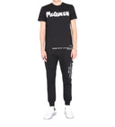 Pantaloni ALEXANDER MCQUEEN, Graffiti Joggers, Black