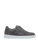 Sneakers LBM, Suede slip-on sneakers in smoky gray